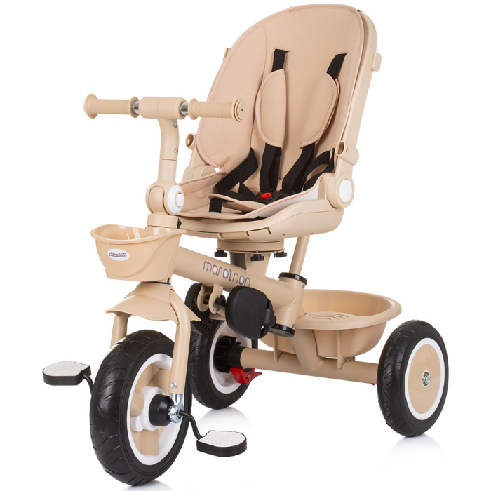 Tricicleta Chipolino Marathon, sezut rotativ, pozitii de inclinare, Macadamia [9]