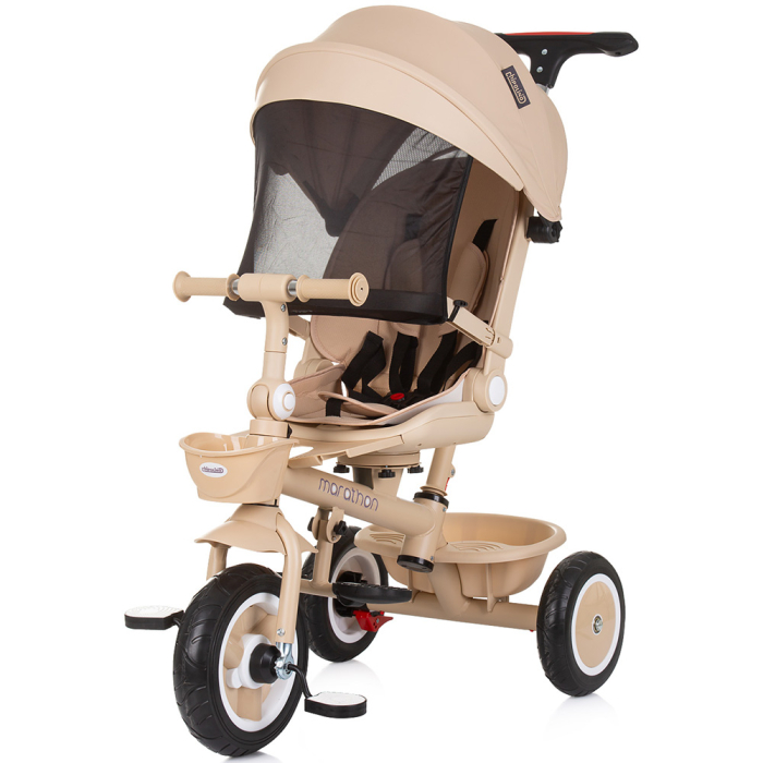 Tricicleta Chipolino Marathon, sezut rotativ, pozitii de inclinare, Macadamia [2]