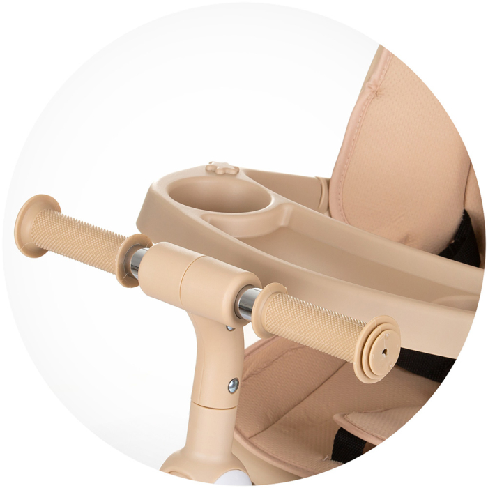 Tricicleta Chipolino Marathon, sezut rotativ, pozitii de inclinare, Macadamia [13]