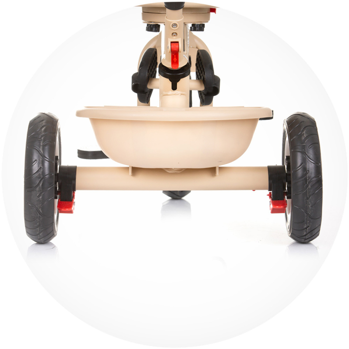 Tricicleta Chipolino Marathon, sezut rotativ, pozitii de inclinare, Macadamia [15]