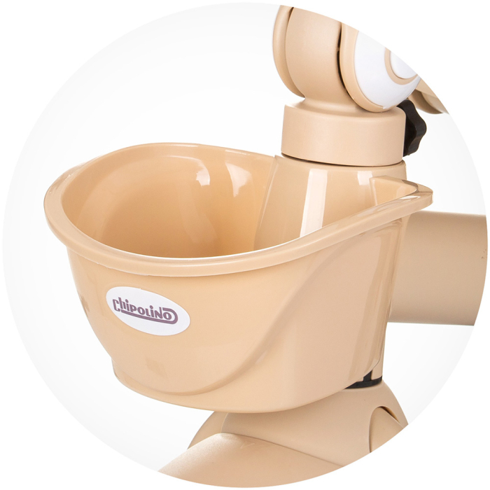 Tricicleta Chipolino Marathon, sezut rotativ, pozitii de inclinare, Macadamia [11]