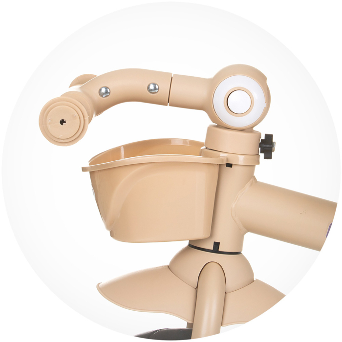 Tricicleta Chipolino Marathon, sezut rotativ, pozitii de inclinare, Macadamia [12]