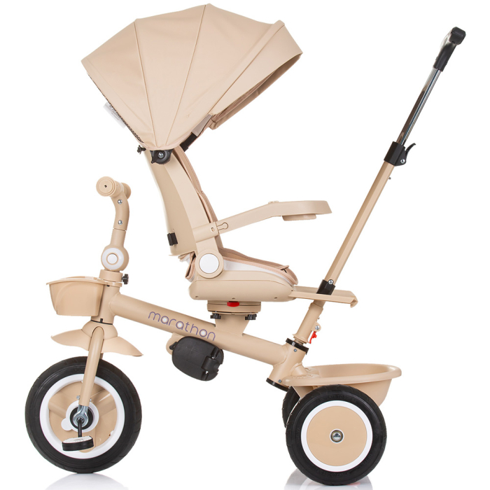 Tricicleta Chipolino Marathon, sezut rotativ, pozitii de inclinare, Macadamia [7]