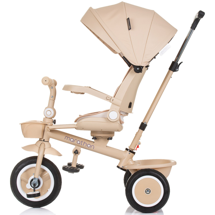 Tricicleta Chipolino Marathon, sezut rotativ, pozitii de inclinare, Macadamia [3]