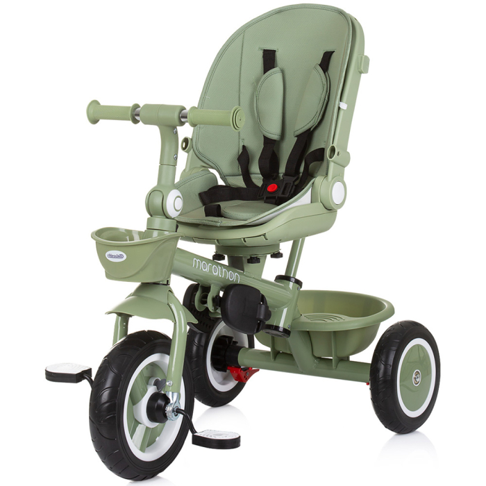 Tricicleta Chipolino Marathon, sezut rotativ, pozitii de inclinare, Pastel green [9]