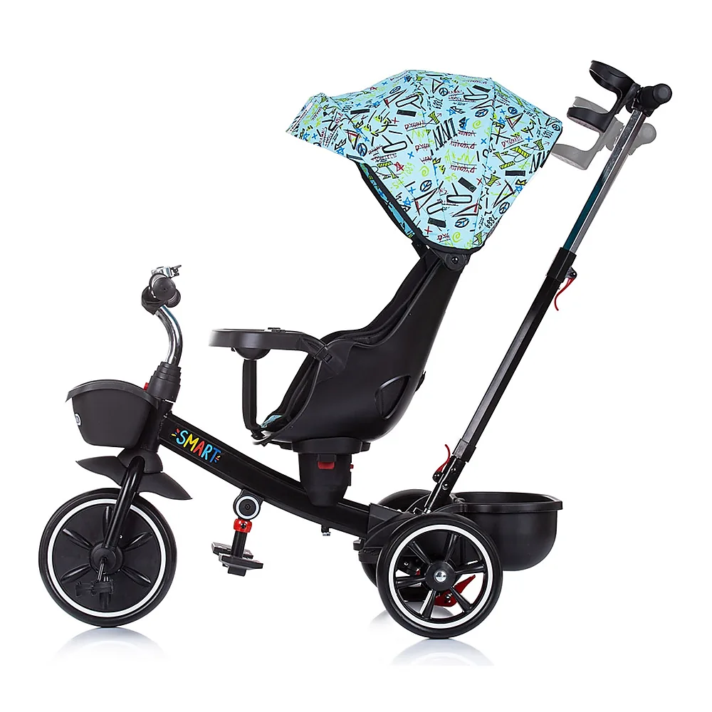 Tricicleta Chipolino Smart cu sezut reversibil, Blue [2]