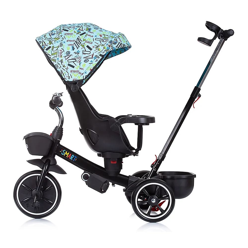 Tricicleta Chipolino Smart cu sezut reversibil, Blue [3]
