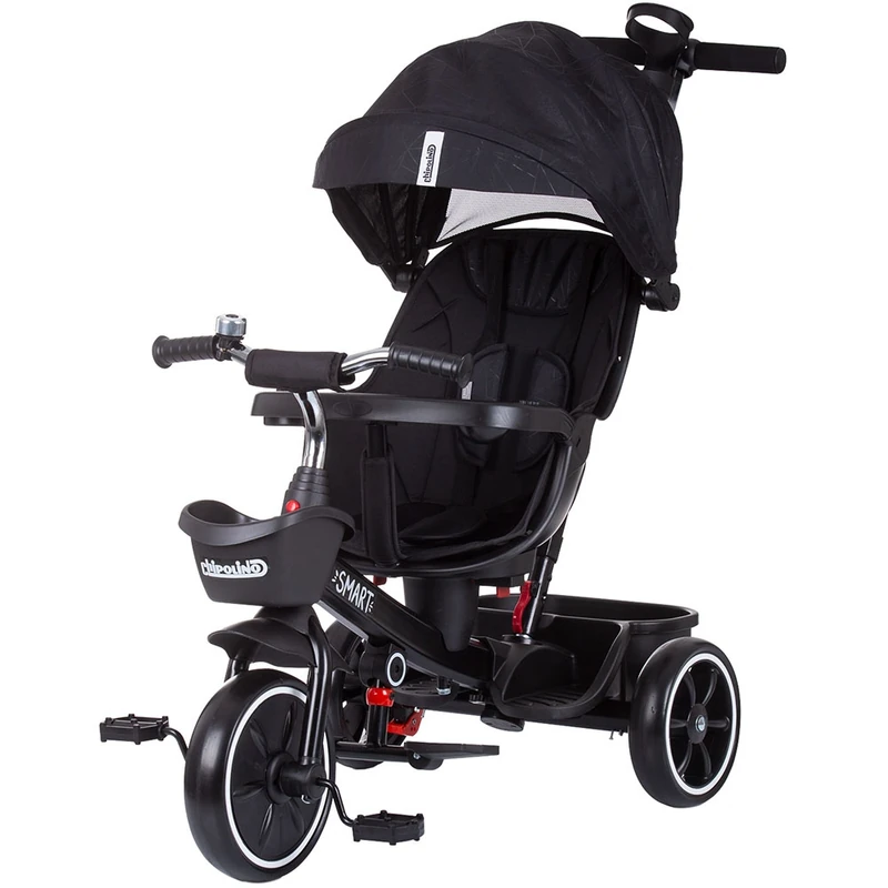 Tricicleta Chipolino Smart cu sezut reversibil, Raven [1]