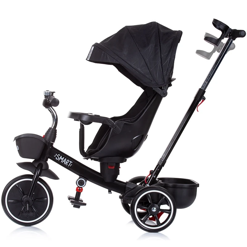 Tricicleta Chipolino Smart cu sezut reversibil, Raven [2]