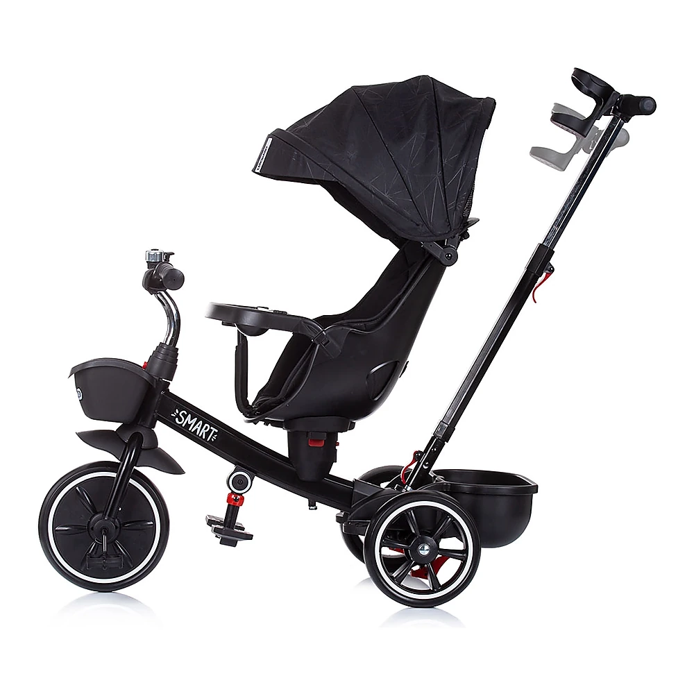 Tricicleta Chipolino Smart cu sezut reversibil, Raven [2]