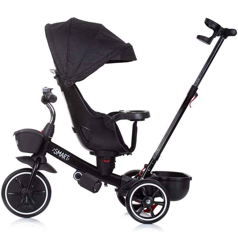 Tricicleta Chipolino Smart cu sezut reversibil, Raven [3]