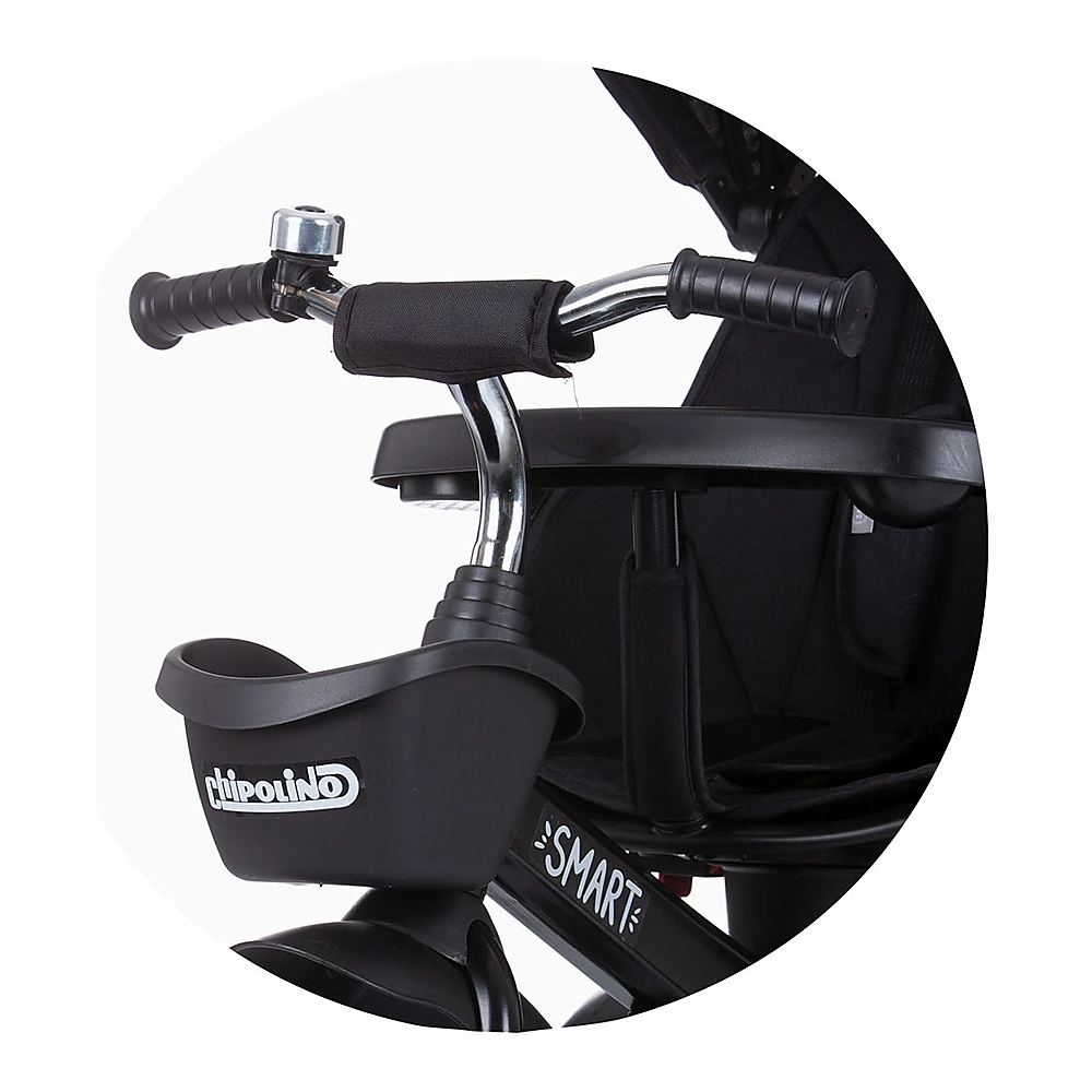 Tricicleta Chipolino Smart cu sezut reversibil, Raven [5]