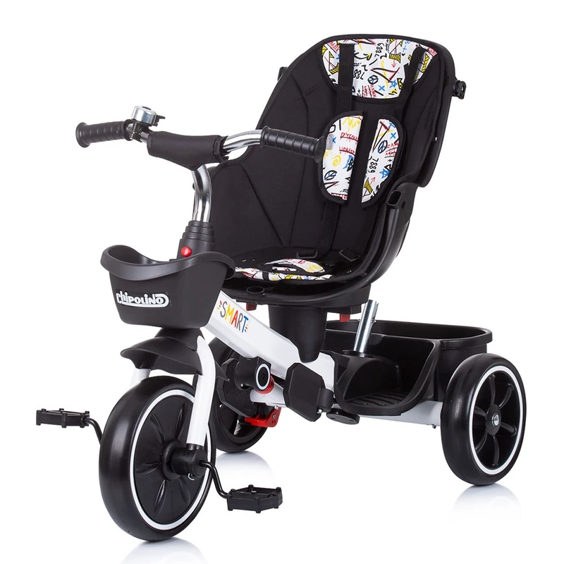 Tricicleta Chipolino Smart cu sezut reversibil, White [4]
