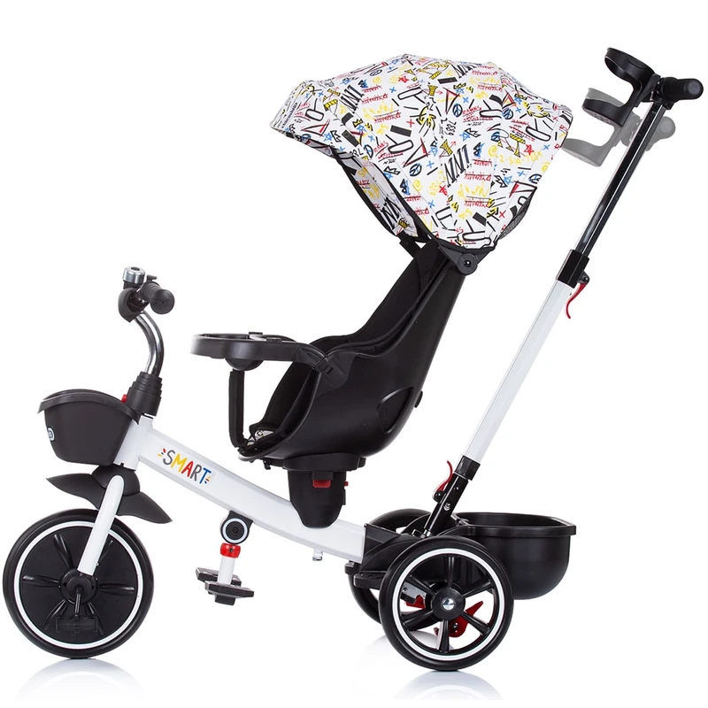 Tricicleta Chipolino Smart cu sezut reversibil, White [2]