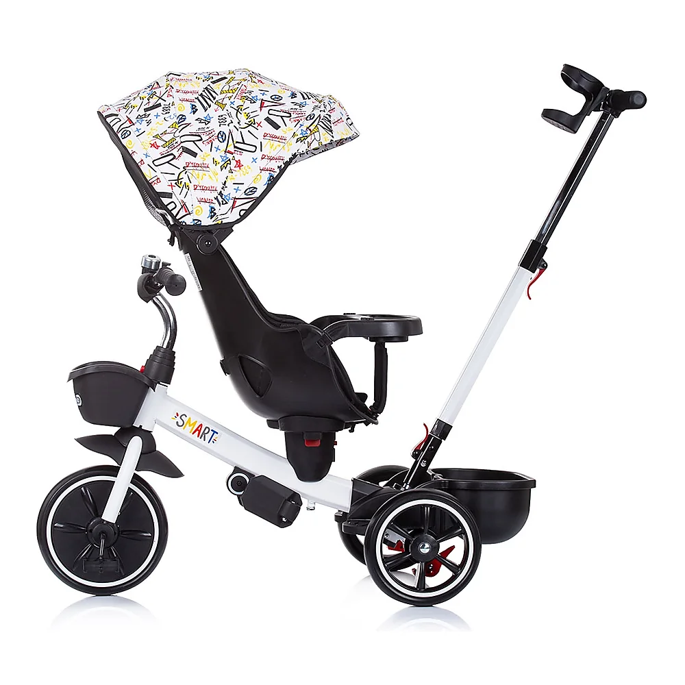 Tricicleta Chipolino Smart cu sezut reversibil, White [3]