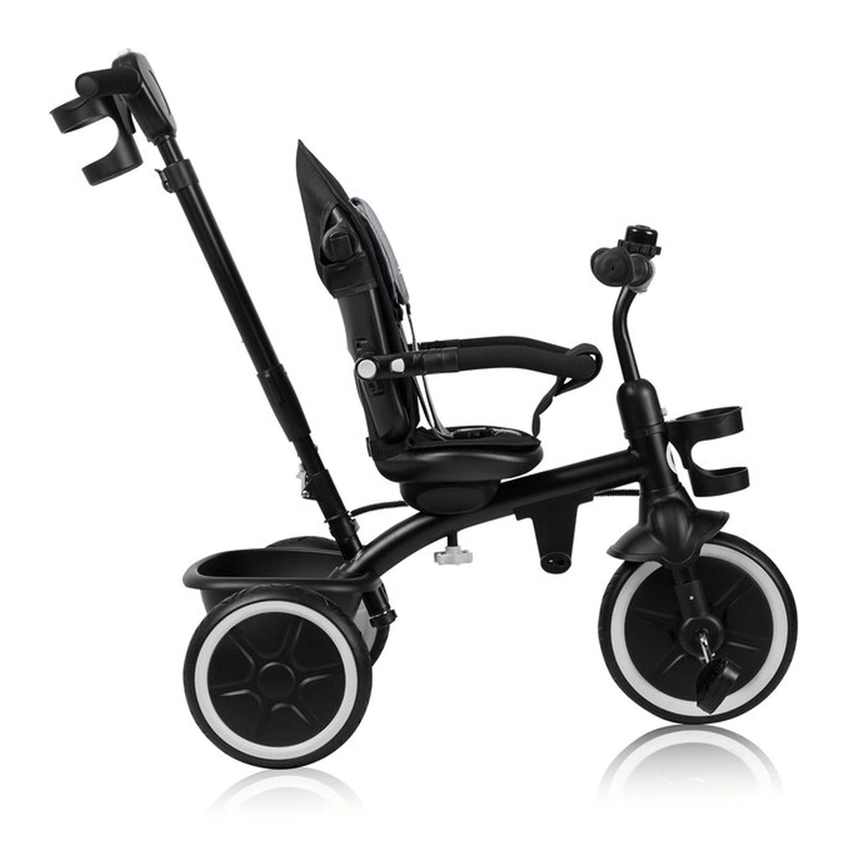 Tricicleta copii, Lionelo, Berry, 2 in 1, Multifunctionala, Scaun reversibil, Gri [21]