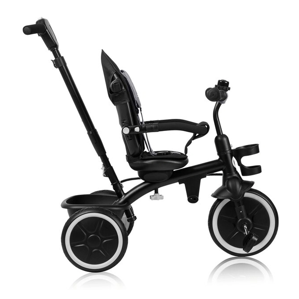 Tricicleta copii, Lionelo, Berry, 2 in 1, Multifunctionala, Scaun reversibil, Gri [22]