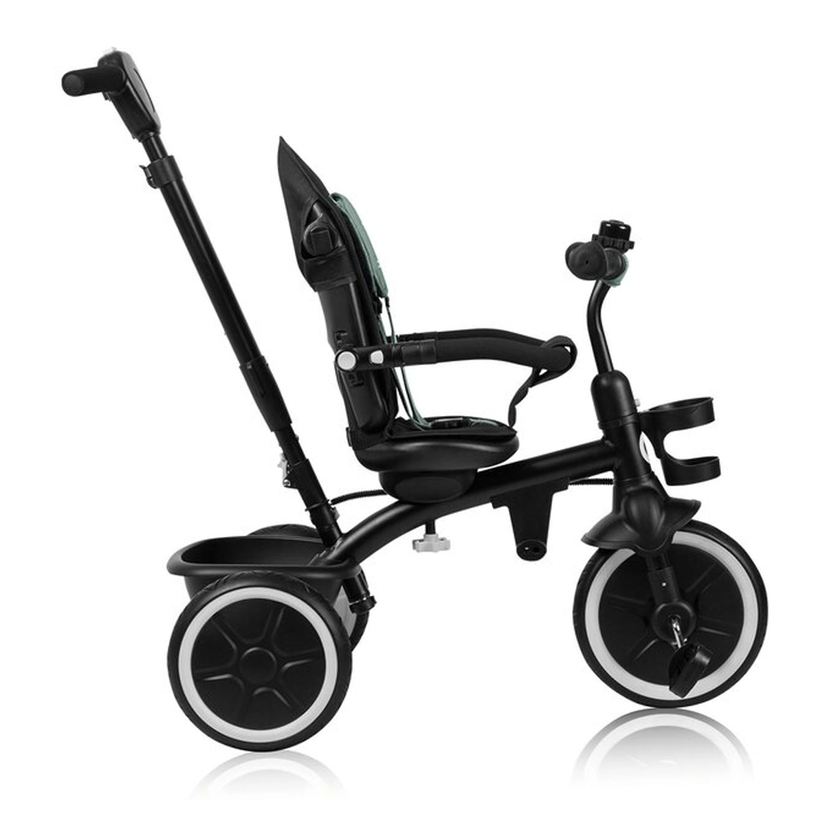 Tricicleta copii, Lionelo, Berry, 2 in 1, Multifunctionala, Scaun reversibil, Rotire 360 grade, Verde [22]