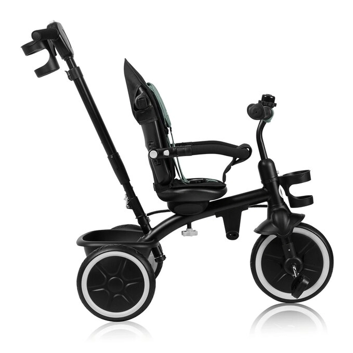 Tricicleta copii, Lionelo, Berry, 2 in 1, Multifunctionala, Scaun reversibil, Rotire 360 grade, Verde [21]