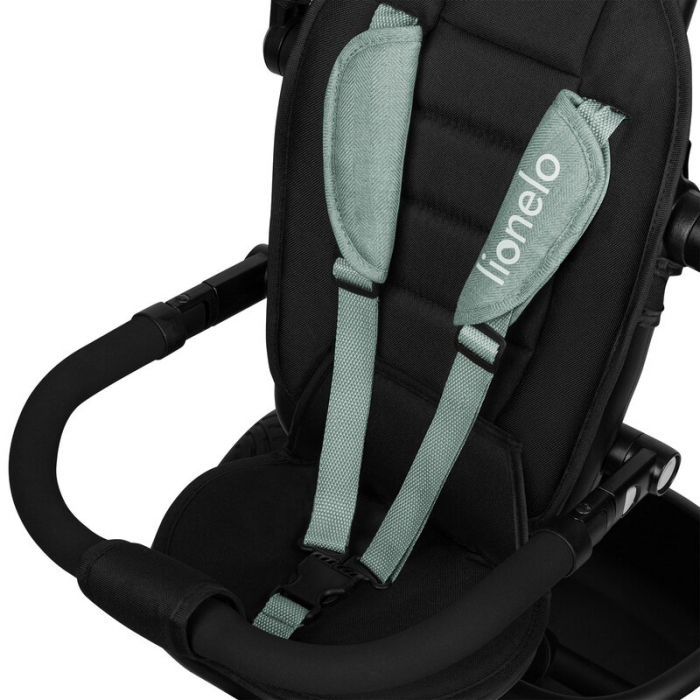 Tricicleta copii, Lionelo, Berry, 2 in 1, Multifunctionala, Scaun reversibil, Rotire 360 grade, Verde [6]