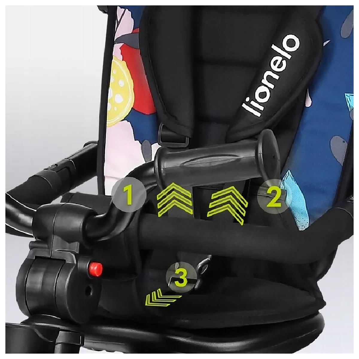 Tricicleta copii, Lionelo, Haari, Ultrapliabila, Multifunctionala, Suport picioare, Control al directiei, Scaun [21]