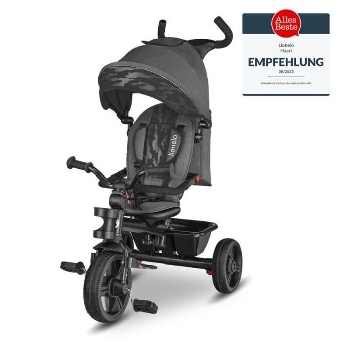 Tricicleta copii, Lionelo, Haari, Ultrapliabila, Multifunctionala, Suport picioare, Control al directiei, Scaun [5]