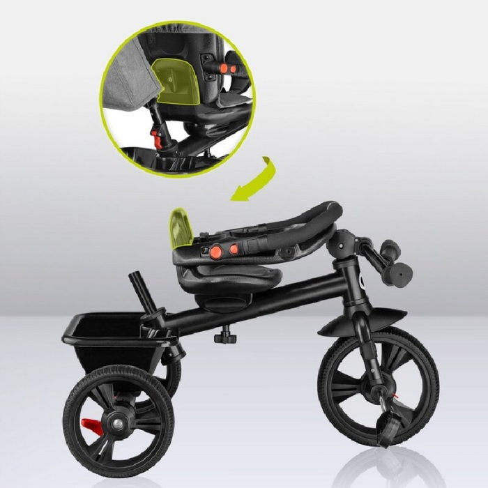 Tricicleta copii, Lionelo, Haari, Ultrapliabila, Multifunctionala, Suport picioare, Control al directiei, Scaun [36]