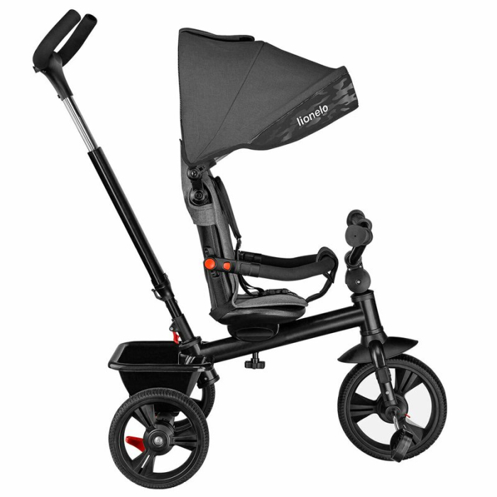 Tricicleta copii, Lionelo, Haari, Ultrapliabila, Multifunctionala, Suport picioare, Control al directiei, Scaun [12]