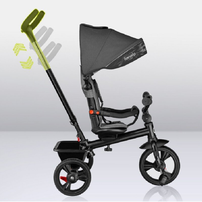 Tricicleta copii, Lionelo, Haari, Ultrapliabila, Multifunctionala, Suport picioare, Control al directiei, Scaun [37]