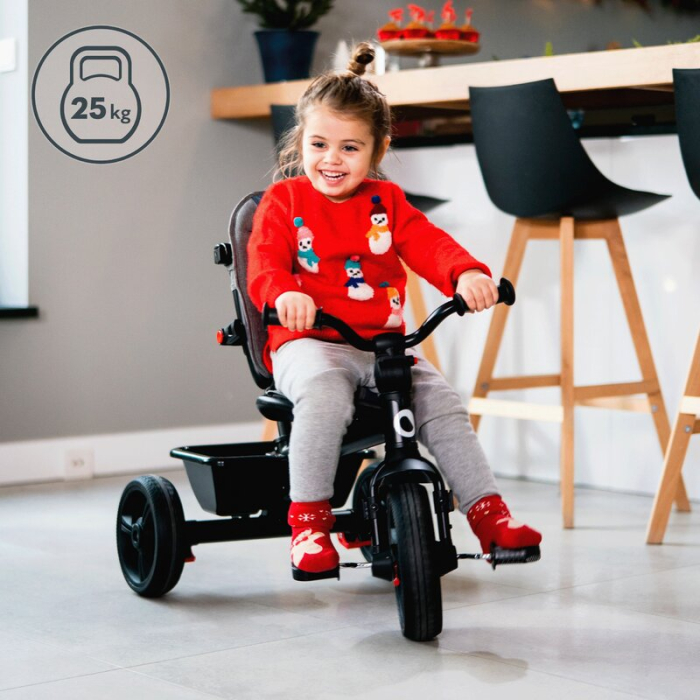 Tricicleta copii, Lionelo, Haari, Ultrapliabila, Multifunctionala, Suport picioare, Control al directiei, Scaun [33]