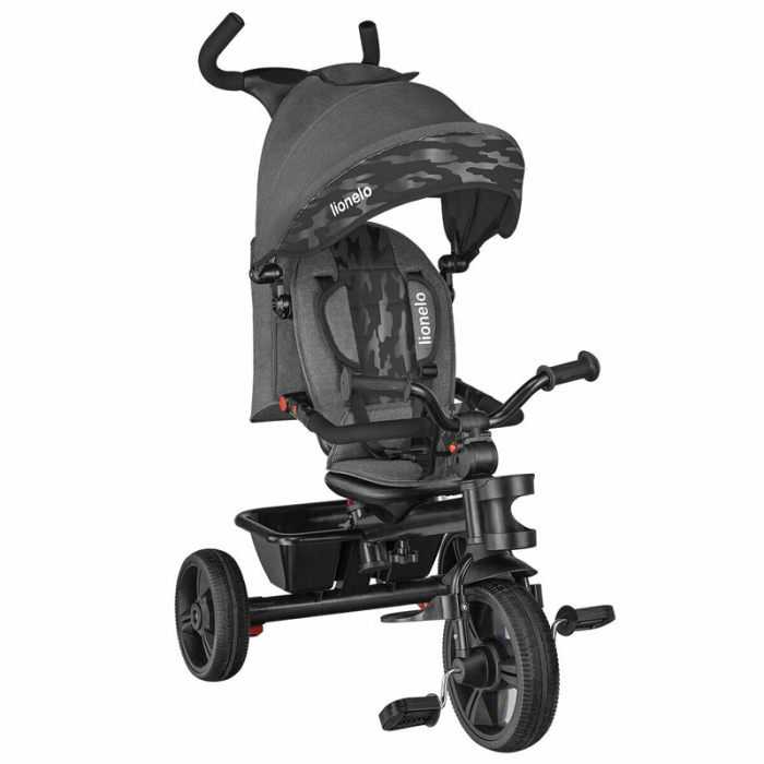 Tricicleta copii, Lionelo, Haari, Ultrapliabila, Multifunctionala, Suport picioare, Control al directiei, Scaun [10]