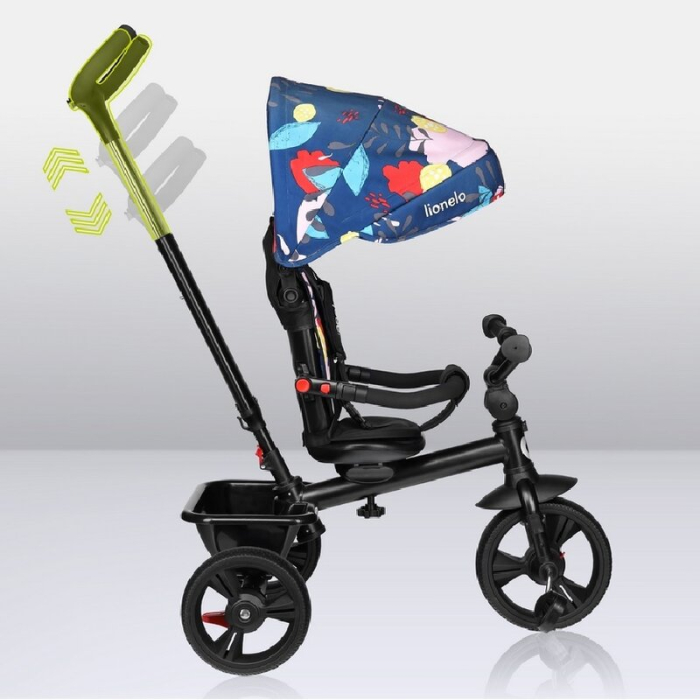 Tricicleta copii, Lionelo, Haari, Ultrapliabila, Multifunctionala, Suport picioare, Control al directiei, Scaun [33]
