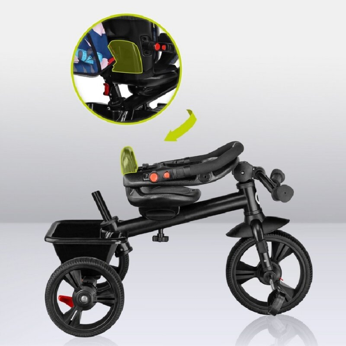 Tricicleta copii, Lionelo, Haari, Ultrapliabila, Multifunctionala, Suport picioare, Control al directiei, Scaun [32]