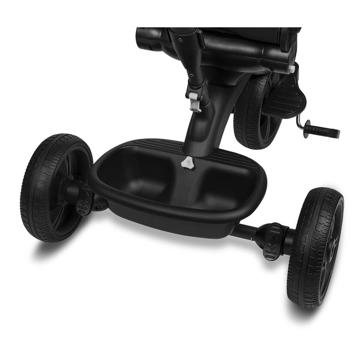 Tricicleta copii, Lionelo, Kori, Cu suport de picioare, Control al directiei, Scaun reversibil, Rotire 360 grade, Pliabila, Conform cu standardul european de securitate EN71, Verde [8]