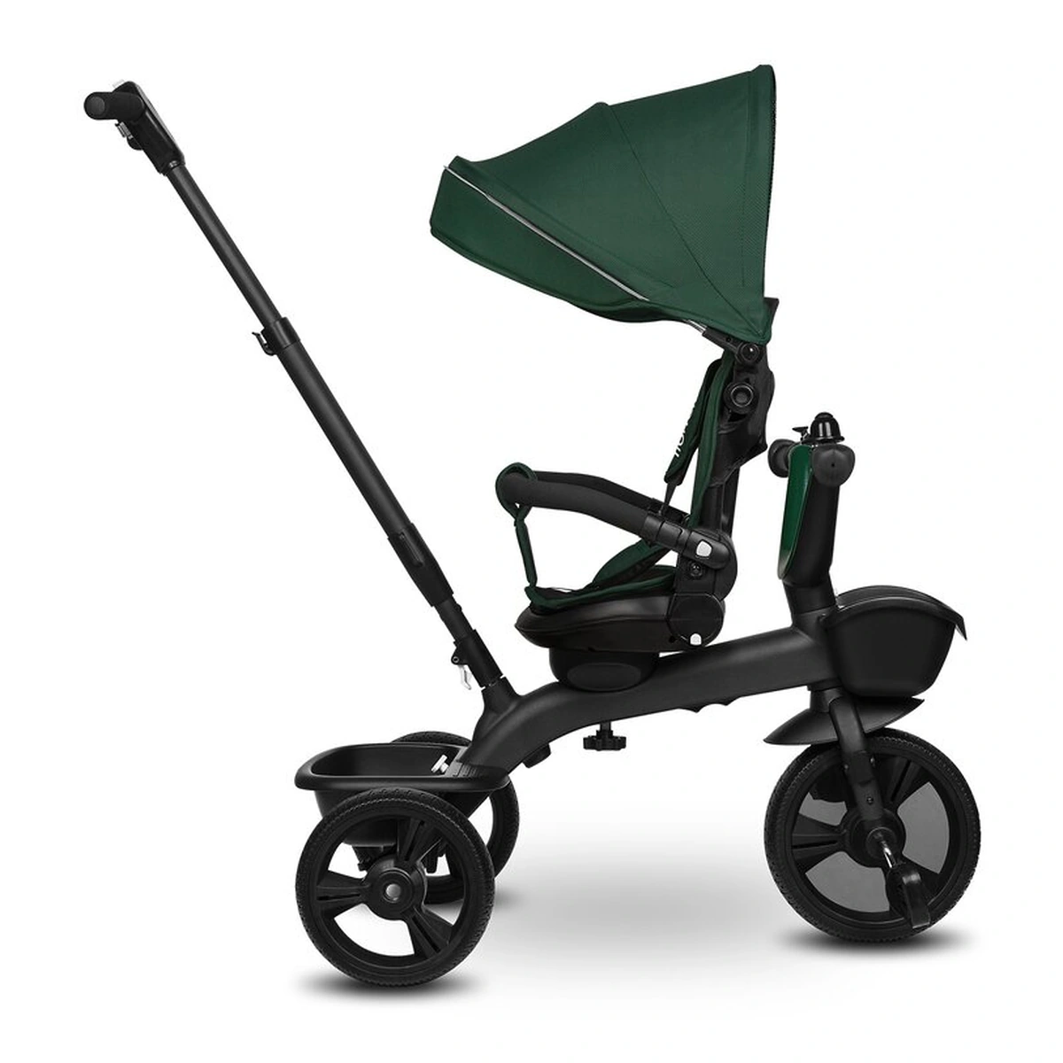 Tricicleta copii, Lionelo, Kori, Cu suport de picioare, Control al directiei, Scaun reversibil, Rotire 360 grade, Pliabila, Conform cu standardul european de securitate EN71, Verde [21]