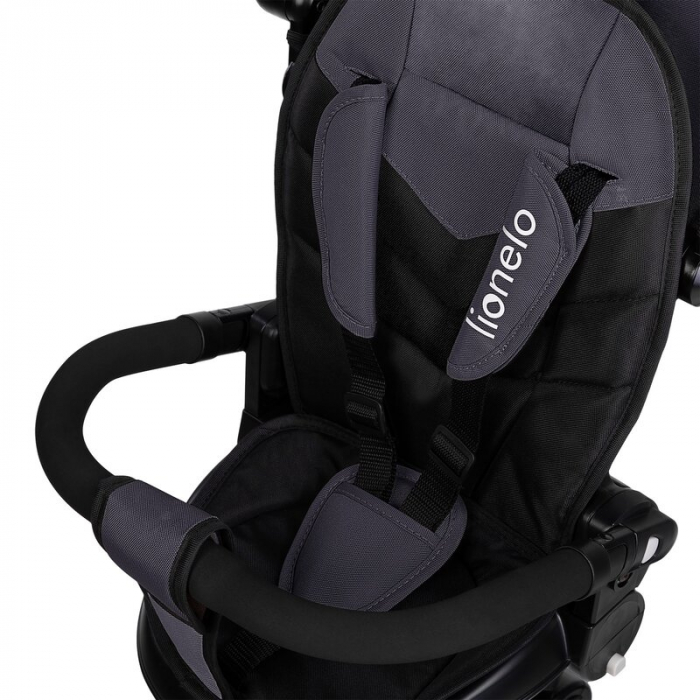 Tricicleta copii, Lionelo, Tris Plus, Ultrapliabila, Scaun reversibil, Grey stone [12]