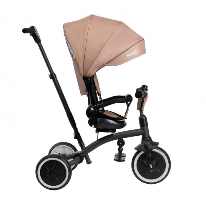 Tricicleta copii, Lionelo, Tris Plus, Ultrapliabila, Scaun reversibil, Beige sand [26]