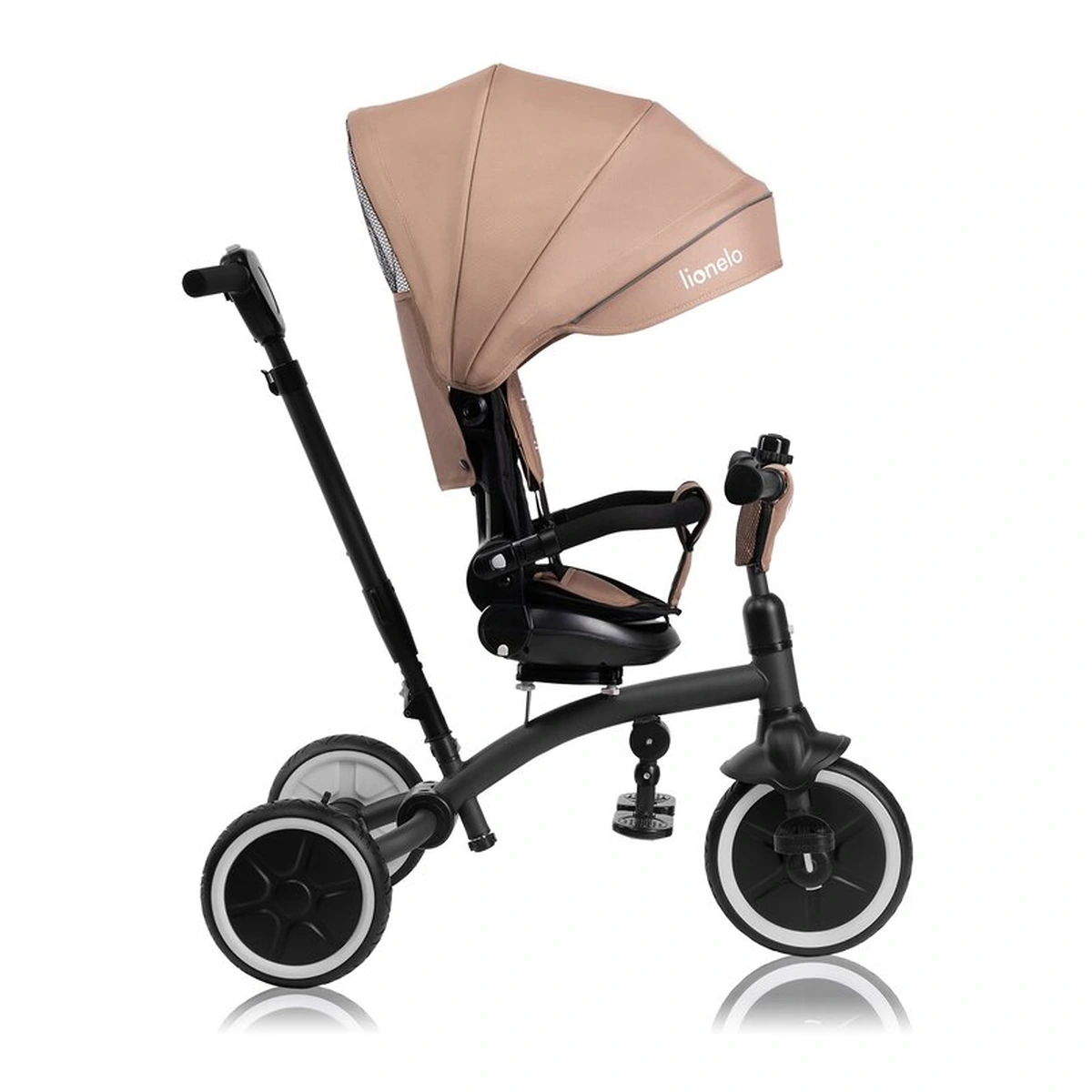Tricicleta copii, Lionelo, Tris Plus, Ultrapliabila, Scaun reversibil, Beige sand [29]