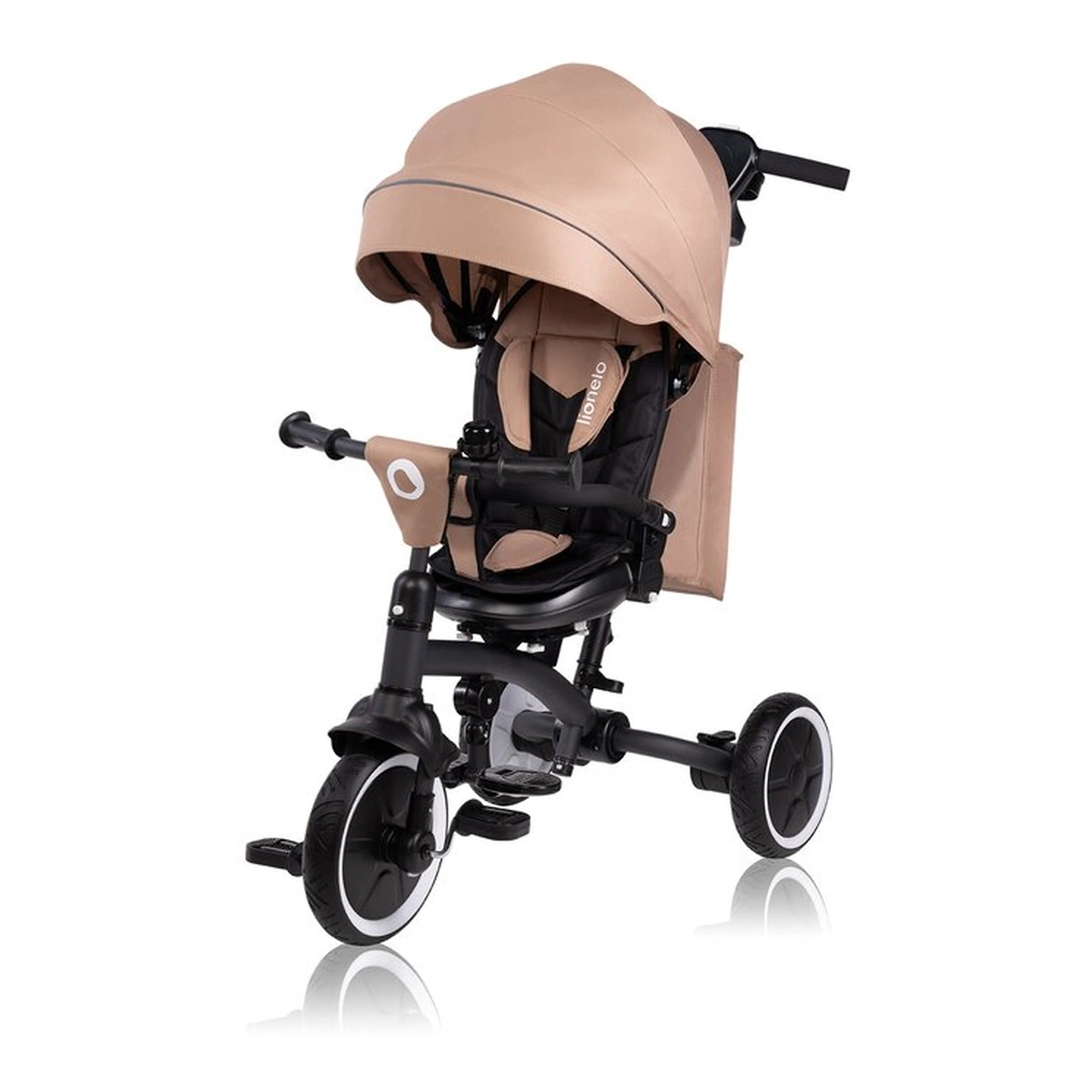Tricicleta copii, Lionelo, Tris Plus, Ultrapliabila, Scaun reversibil, Beige sand [3]