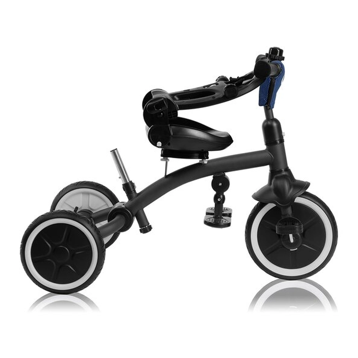 Tricicleta copii, Lionelo, Tris Plus, Ultrapliabila, Scaun reversibil, Blue denim [11]