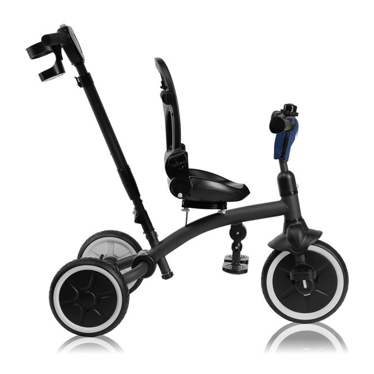 Tricicleta copii, Lionelo, Tris Plus, Ultrapliabila, Scaun reversibil, Blue denim [12]