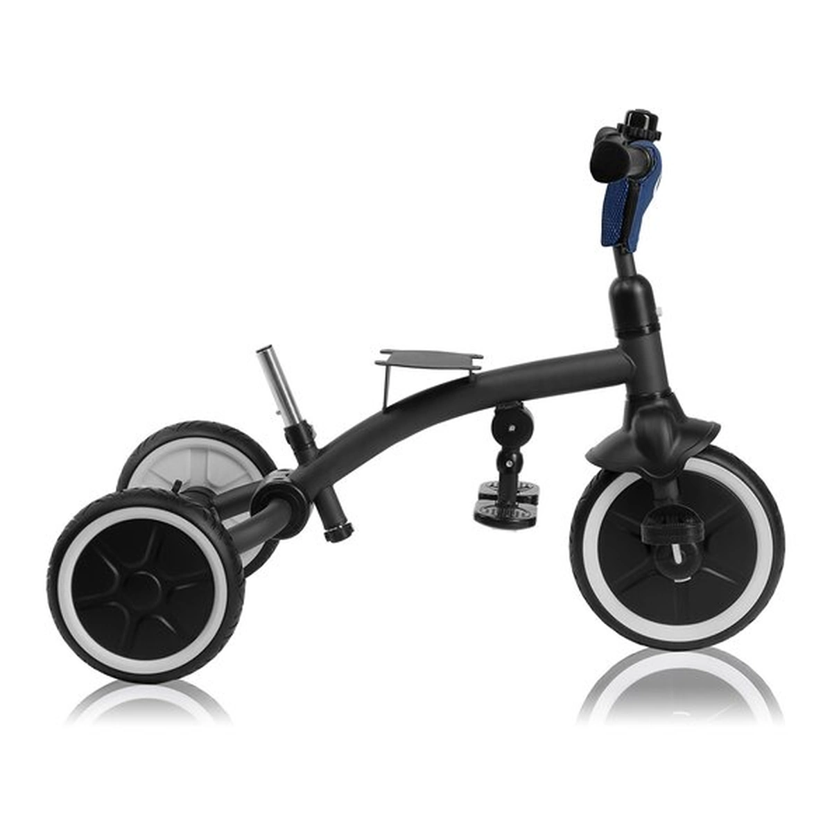 Tricicleta copii, Lionelo, Tris Plus, Ultrapliabila, Scaun reversibil, Blue denim [13]