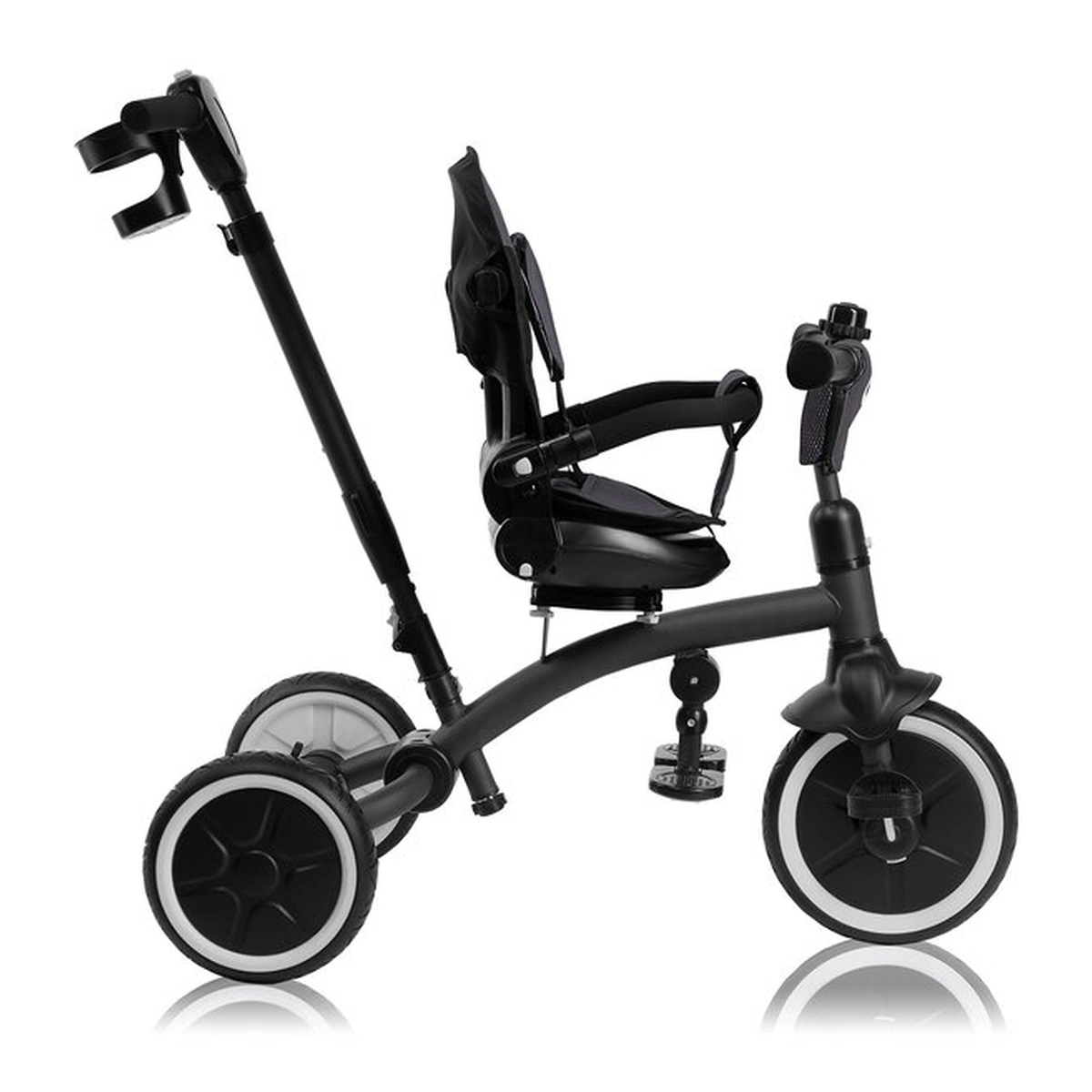 Tricicleta copii, Lionelo, Tris Plus, Ultrapliabila, Scaun reversibil, Grey stone [19]