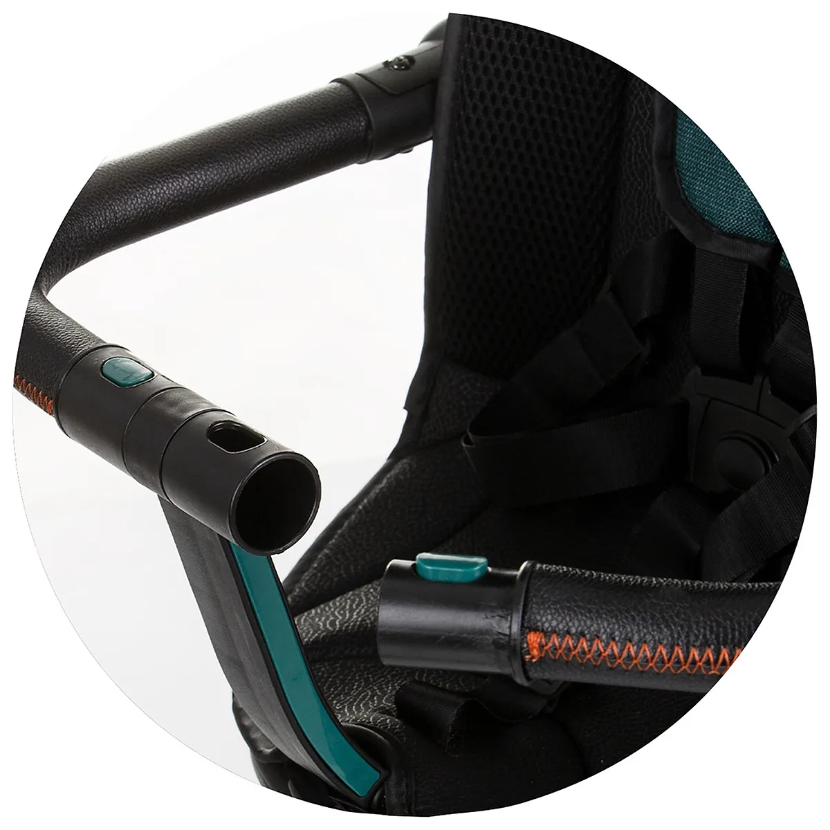 Tricicleta cu copertina si sezut reversibil Chipolino Derby teal 5 ani [10]