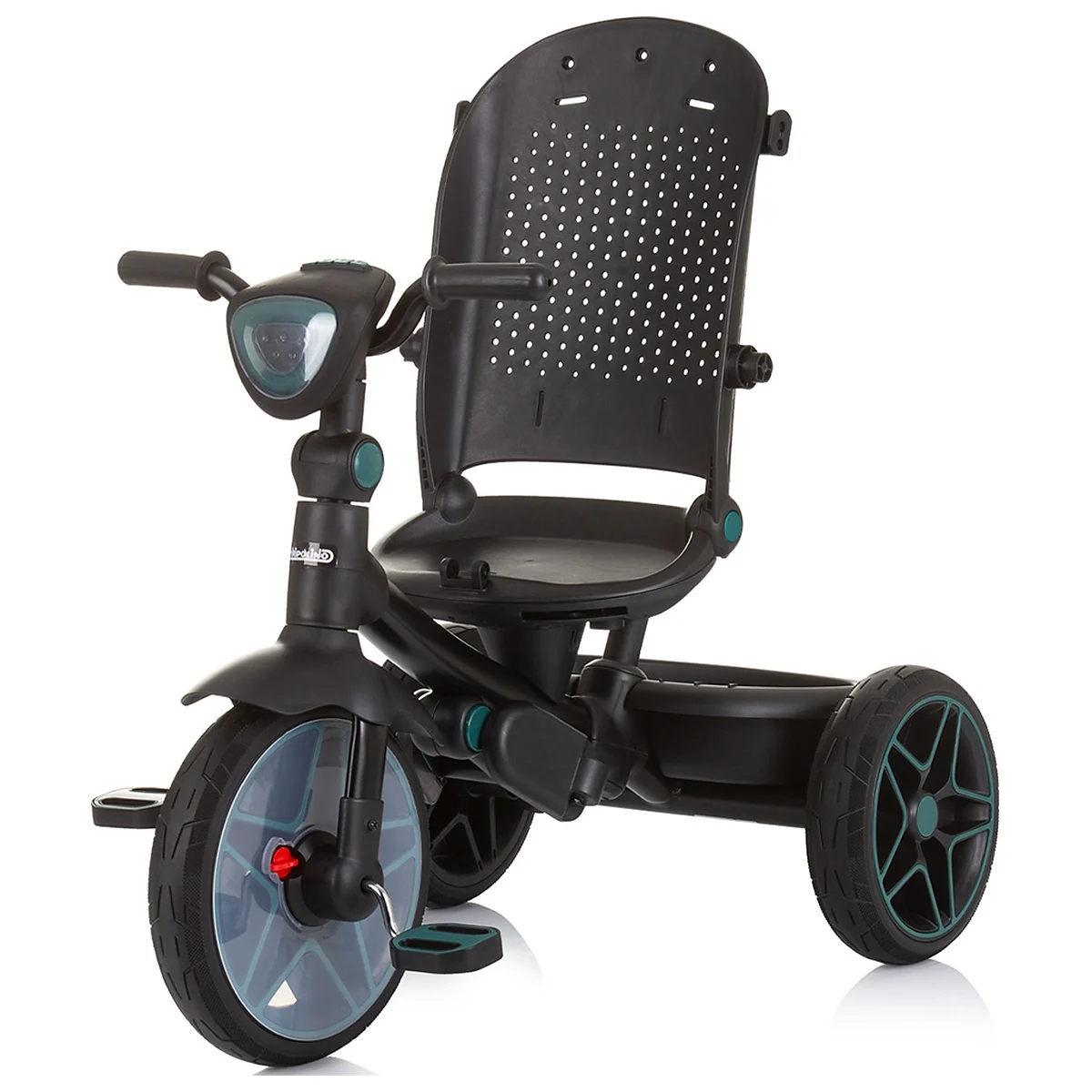 Tricicleta cu copertina si sezut reversibil Chipolino Derby teal 5 ani [8]