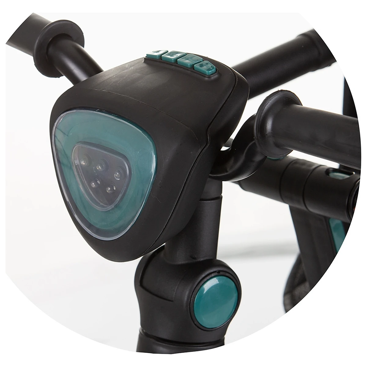 Tricicleta cu copertina si sezut reversibil Chipolino Derby teal 5 ani [9]