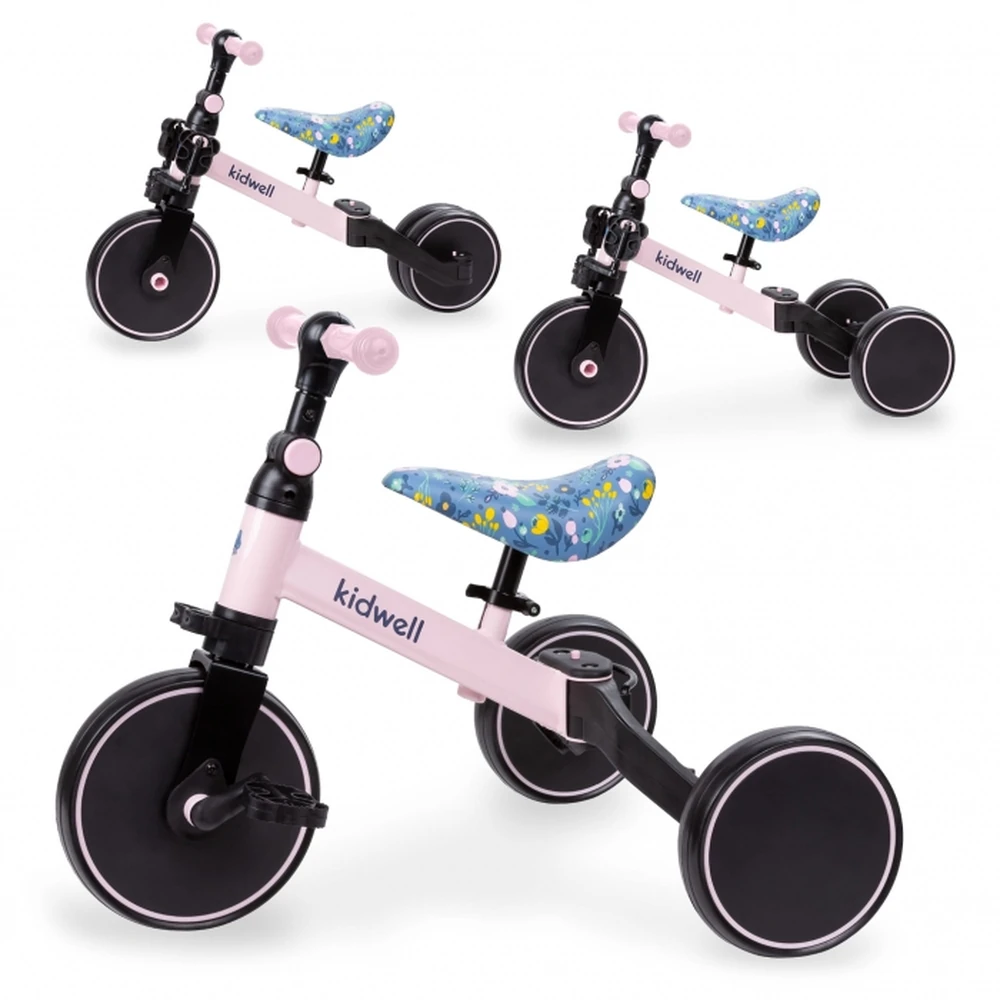 Tricicleta cu pedale 3 in 1 Kidwell Pico Flower [3]