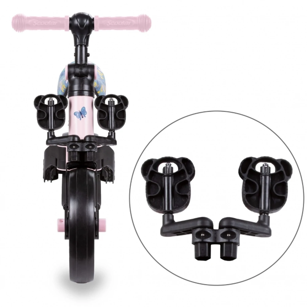 Tricicleta cu pedale 3 in 1 Kidwell Pico Flower [6]