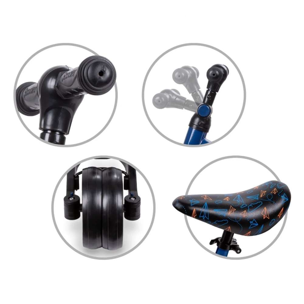 Tricicleta cu pedale 3 in 1 Kidwell Pico Plane [6]