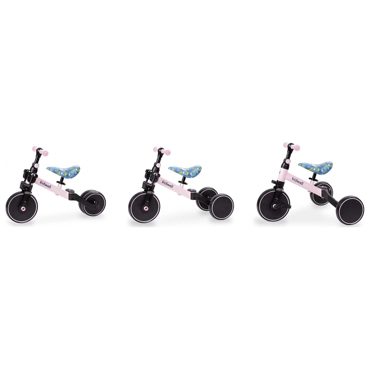 Tricicleta cu pedale 3 in 1 Kidwell Pico Spring Flower 2 ani+ [4]